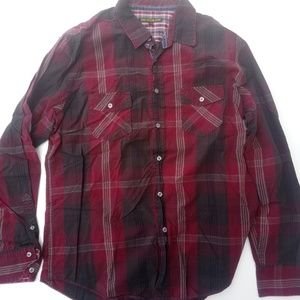 Private Member Large button front shirt men's